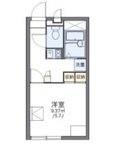 レオパレスB F プログレの間取り画像