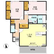 グランリベルテⅡ A棟の間取り画像