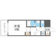 プレサンス梅田北ザ・ライブの間取り画像