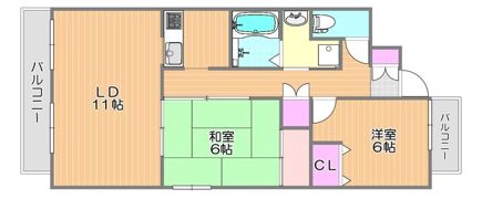 トレビーチナBの間取り画像