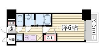 プレサンスKOBEティアラの間取り画像