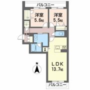 BEREO蔵本元町の間取り画像