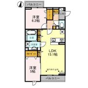 センカ Ⅱの間取り画像