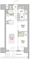 アーバネックス南森町WESTの間取り画像