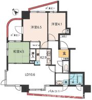 エムズタワー箱根板橋の間取り画像