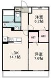 黒門の間取り画像