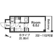 メインステージ京町堀の間取り画像