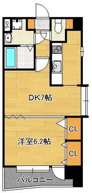 ニューサンリバー10番館の間取り画像