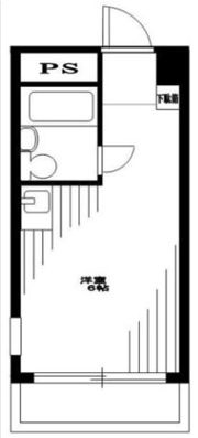 トップルーム新宿公園第2の間取り画像