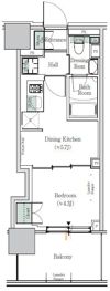 ONE ROOF RESIDENCE NISHINIPPORIの間取り画像