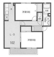 ハイツタチバナ Aの間取り画像