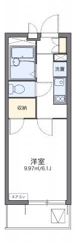 レオパレスパンシーの間取り画像