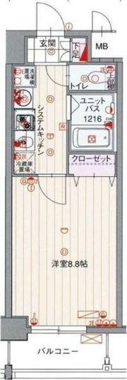 パルティール覚王山の間取り画像