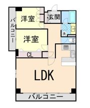 ランドマーク住吉の間取り画像