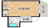 パルメゾンひろⅢの間取り画像