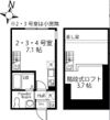 ハーミットクラブハウス横浜大口の間取り画像