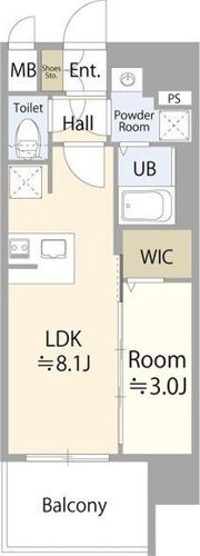 エスリード葵 広小路通の間取り画像