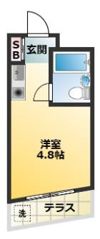 シティフラット25の間取り画像