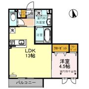 ゼフィール Aの間取り画像