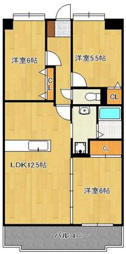 クレセール守恒の間取り画像