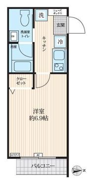 SHOKEN Residence 西川口の間取り画像
