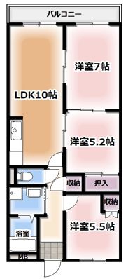 ディアコート昴の間取り画像