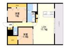 LIBTH博多駅南WESTの間取り画像