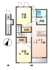 サンリベラルの間取り画像