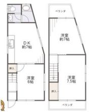 枚方市伊加賀栄町貸家の間取り画像