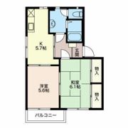 コート岡田屋 Dの間取り画像