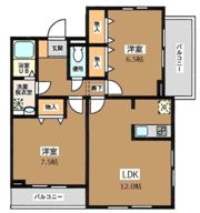 パラッツィナ町屋の間取り画像