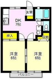 タウンハイツⅡの間取り画像