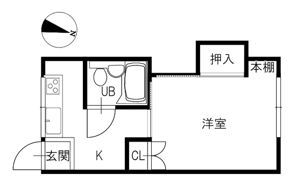 メゾン旭の間取り画像