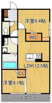 Claire courtの間取り画像