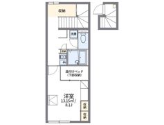 レオパレス川之江中央の間取り画像