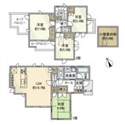 鵜野森戸建の間取り画像
