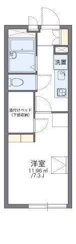 レオパレスFlatelierの間取り画像