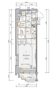プレール・ドゥーク大山駅前の間取り画像