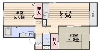 セジュール浜野B棟の間取り画像