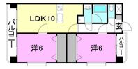 パレス・デン歩行町の間取り画像