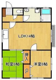 コーポ山本（東川頭町）の間取り画像