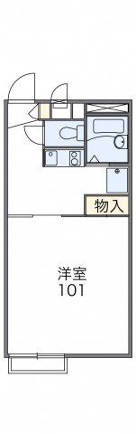 レオパレス日の出の間取り画像