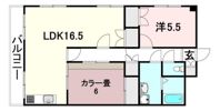 ハープ・スクウェアーの間取り画像