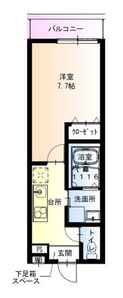 フジパレス三津屋南の間取り画像