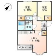 セレーノ K＆Kの間取り画像