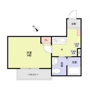 ウエストガーデン南花畑の間取り画像