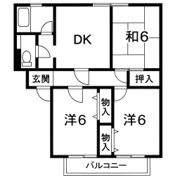 サンガーデンスター Aの間取り画像