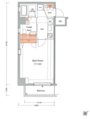 エストゥルースプラス東神奈川の間取り画像