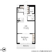 シャレー自由が丘カワベ第16の間取り画像