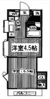 ラヴィ一越の間取り画像
